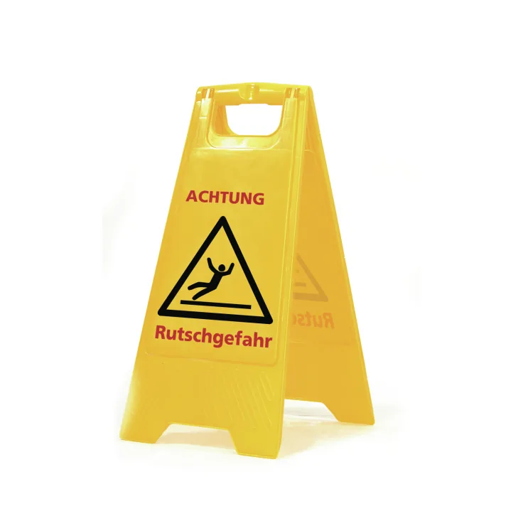 Warnschild Rutschgefahr